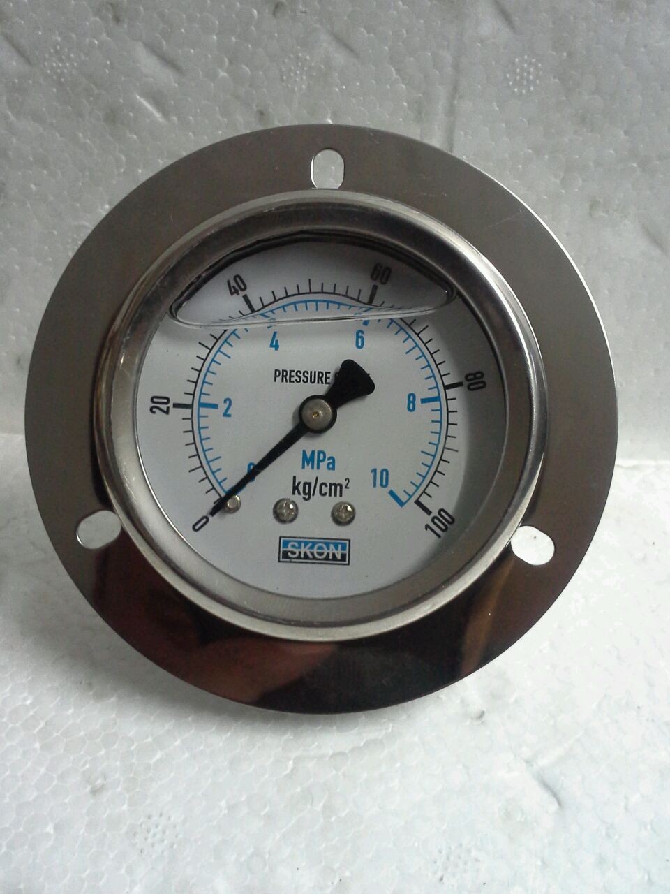 Oil Pressure Gauge Hydraulic Gauge Shock-Proof Pressure Gauge YN-60ZT Axial belt edge Seismic Pressure Gauge 0-10 0-10 25 40