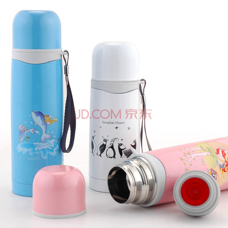 National Shanghai Pine Road Insulated Cup Children Vacuum Cup Water Cup Teacup Stainless Steel Mug Men and women's water glasses