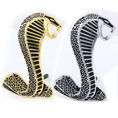 多贝特 Модифицированная автомобильная наклейка металлические очки змеи