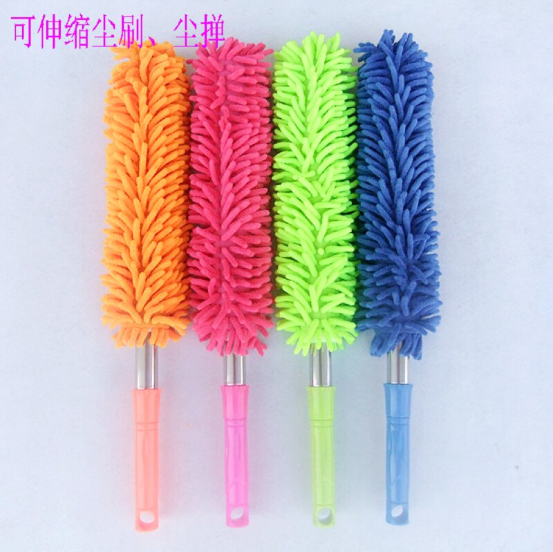 Telescopic car wax mop cleaning supplies wiping mop car zipper car wash brush household dust duster