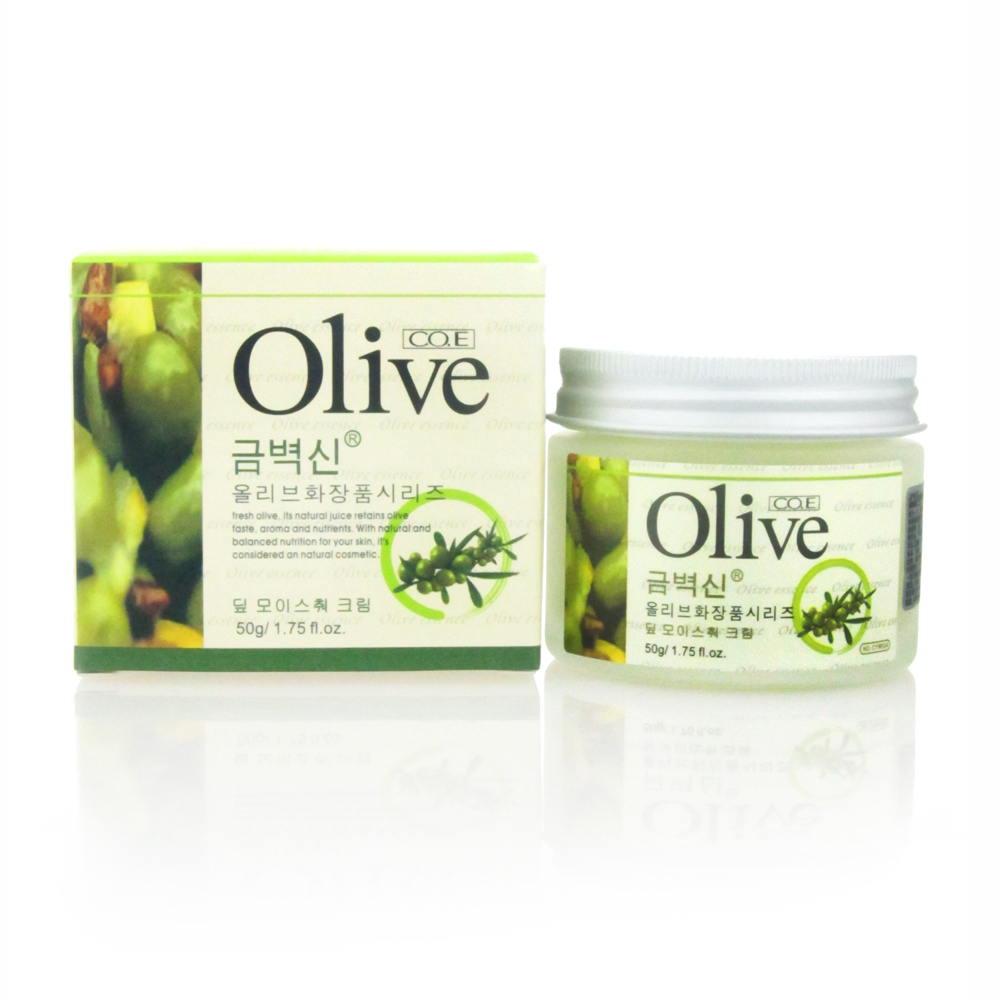 正品韩伊Olive橄榄精油滋润霜50g 懒人面霜保湿补水女士全身白皙