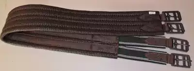 Brown belly belt Comprehensive saddle accessories Furong leather belly belt SA117 (Shanghai harness shop)