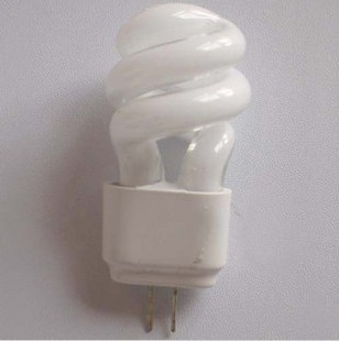 Mirror front light wall lamp walkway lamp special pin energy-saving bulb two stitch plug-in energy-saving lamp 3W