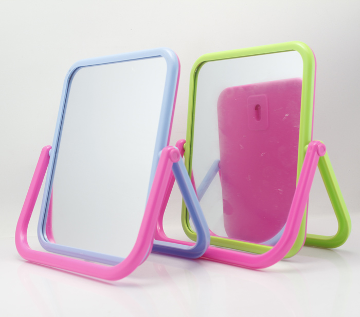 Standing Mirror Cosmetic Mirror Desktop Mirror Small Hangshaped Scope 4020