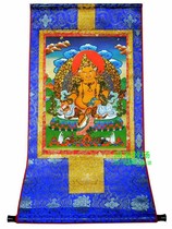 Tibetan hot gold gold gold tree Tangka height 36 width 20 core height 15 width 10 5 (cm)