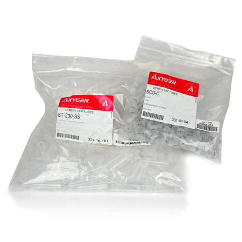 Axygen 0.5ml可立棕色盖透明冻存管 ST-050-SS+SCO-BR 500支/套