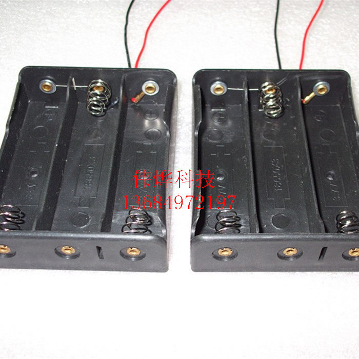 18650 three-cell battery holder in series