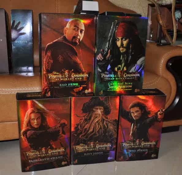 hotoys ht. 1: 6 Caribbean pirate octopus Captain William Elizabeth Chief Xiaofeng Magic