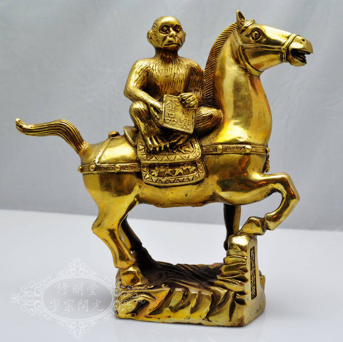 修明堂 纯铜马上封侯家居风水摆件/升官晋级官运亨通旺事业