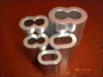 8-figure aluminum chuck aluminum sleeve chuck aluminum sleeve for wire rope 4mm (pack of 100 pieces)