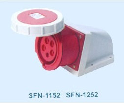 SFE Shangfeng waterproof industrial socket SFN-1252 32A five pole open socket five-pin socket IP67