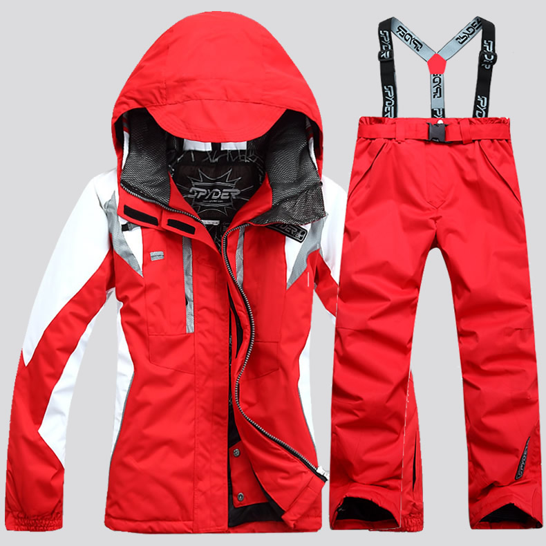 New Outdoor 2021 Sport Women's Thick Ski Suit Jacket Jacket Cotton Jacket Pants Windproof Waterproof Warm