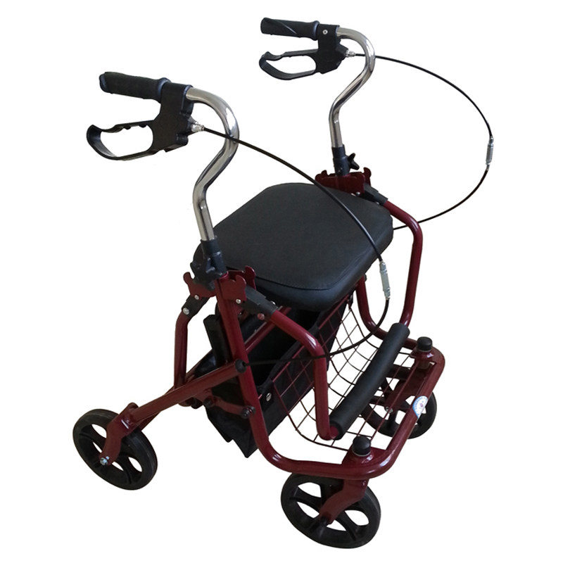 征里 老年多功能助行器购物车折叠手推车助走器