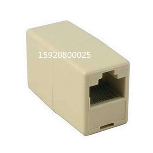 RJ45 network route connector Internet dual-through head Internet-to-head Internet line docking head to extend the internet line