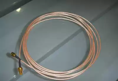Antenna extension cord high temperature high frequency antenna extension cord RG316 military standard double-layer silver-plated extension cord sma connection