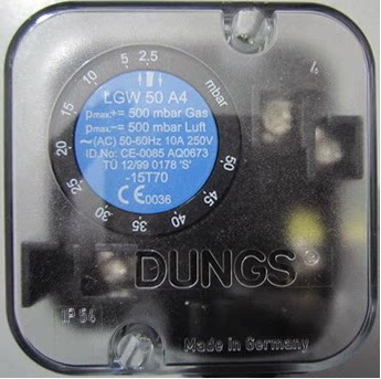Gas Combustion Engine LGW50A4 Furnace Pressure Pressure Switch Winters DUNGS Wind Pressure Switch Burner Boiler Accessories