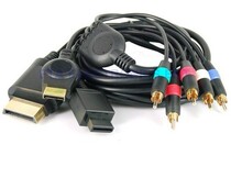 XBOX360 PS2 WII PS3 color difference line component line video line four-in-one HD line 1 8M