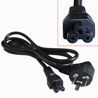 Notebook power cord three-hole plum blossom tail national standard plum blossom tail 1 5 meters notebook power cord