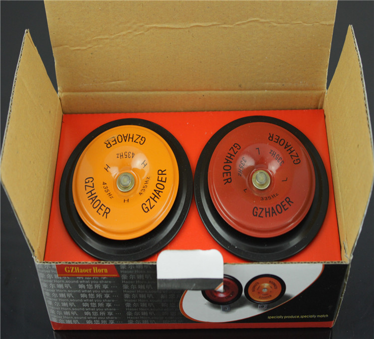 丰田音12V 盆形喇叭 汽车喇叭改装鸣笛喇叭包邮送4条连接线