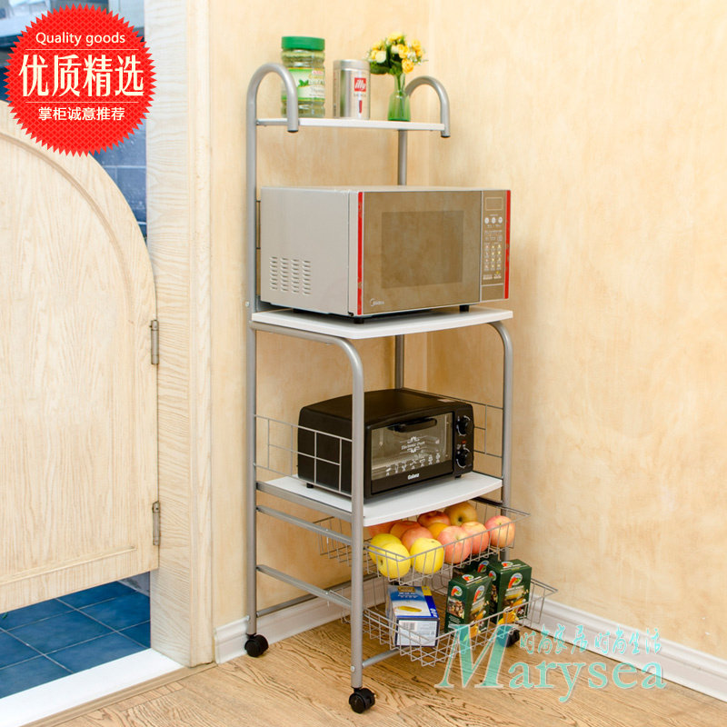 Multilayer kitchen shelve shelf Electric appliance layer frame Oven Rack Vegetable Rack removable microwave rack Corner Racks
