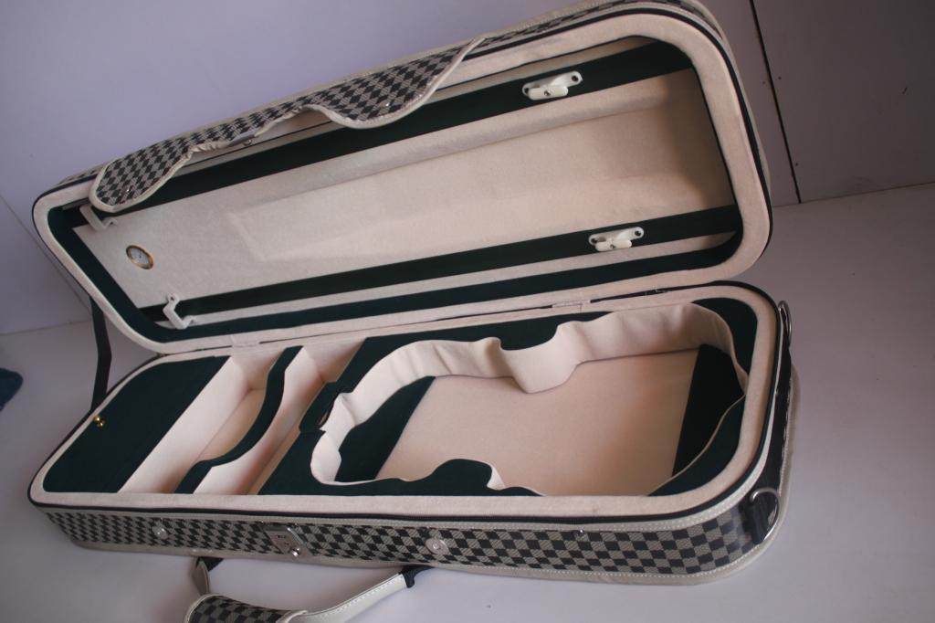 High-grade violin box Foam box Square box Double holding baby bag humidity meter