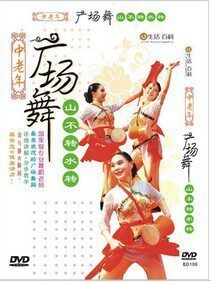 中老年广场舞:山不转水转DVD广场舞教学光盘 广场舞教学dvd光盘