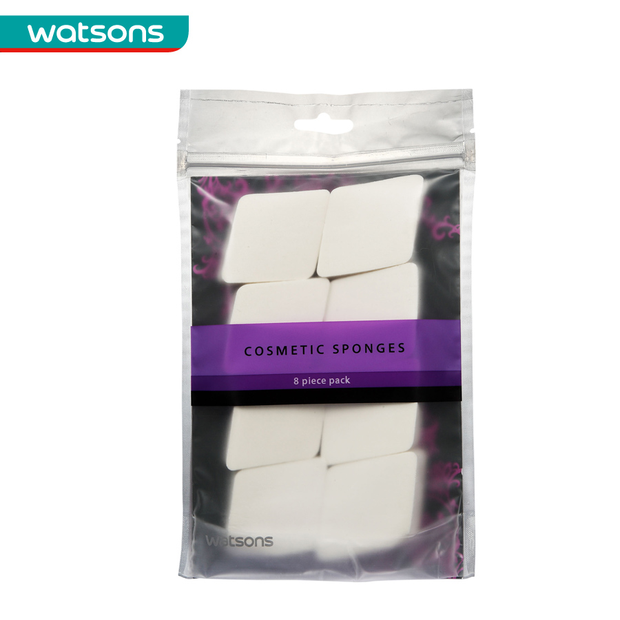 屈臣氏菱形化妆海绵8片装(WS-1151S)
