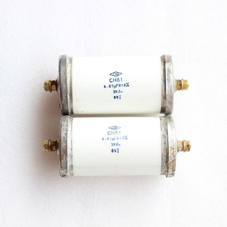new ceramic high-pressure 0 47UF 3KV oil-immersed capacitor industry capacitance 100 yuan only