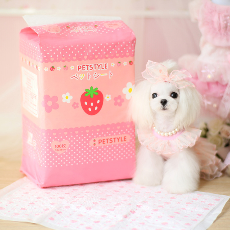 Pet diapers, daily necessities, hygiene, cartoon diapers, urine pad, diapers, puppies, milk dogs, thickened, deodorant cats