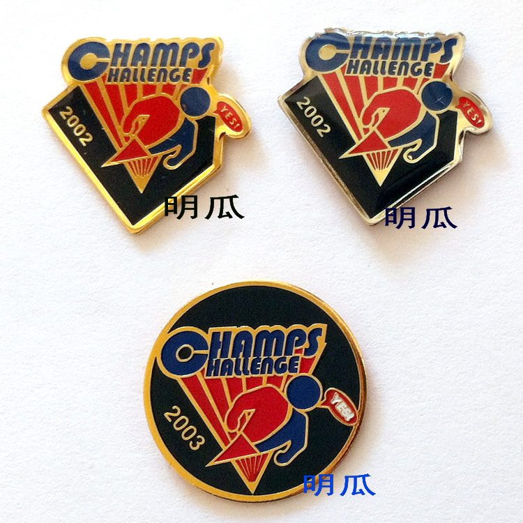 KFC pin KFC badge PINS medal brooch CHAMPS 2002-2003 set collection