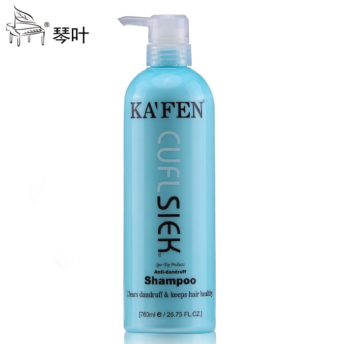 琴叶卡纷KAFEN深层清洁控油清爽洗发水 柔顺去屑酸性洗发露760ml