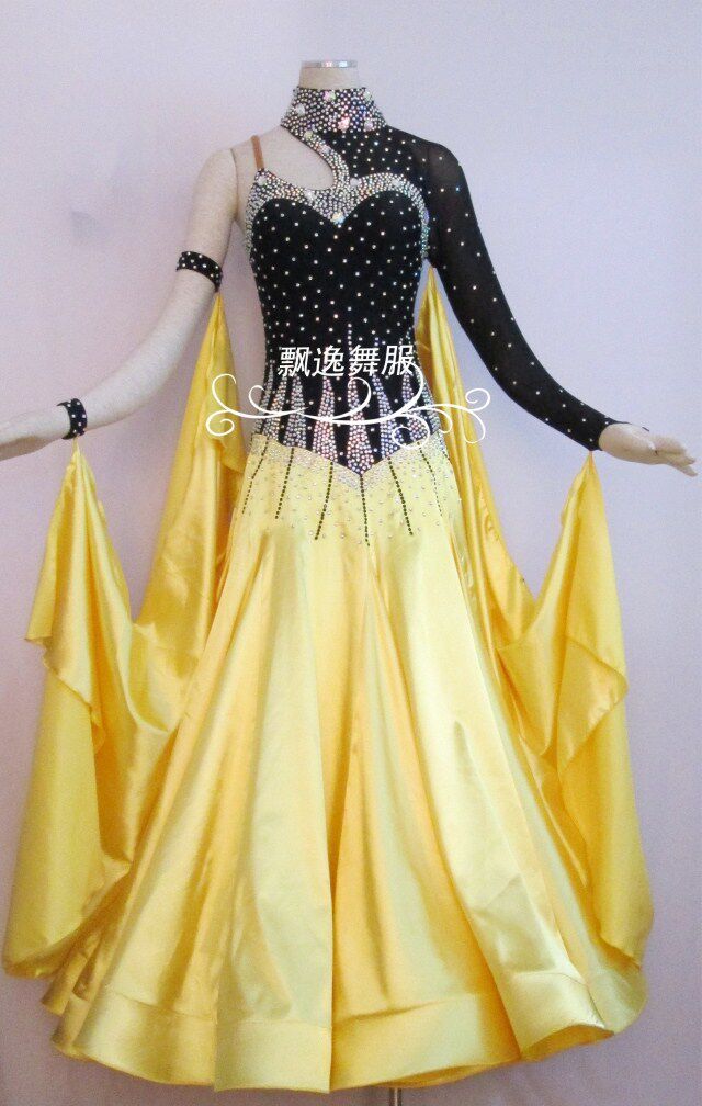 National Standard Dance Suit New Morden Dance Flutter performance Dating Tango Waltz Waltz Dress Woman Non-Mao-Mao Qingchakura