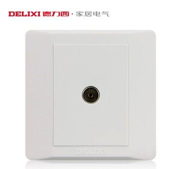 Dely West 86 Type Switch Socket CD210 Series One TV Outlet Panel ()