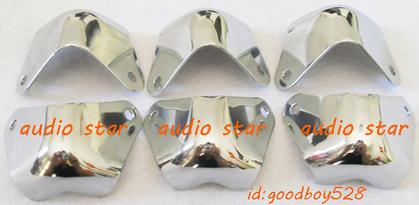 (Send Screw) Shop owner strongly recommends polished chrome-plated speaker Bag angle metal ladle angle metal wrap angle