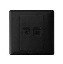 TCL Legrand switch socket K series black computer telephone network voice socket sales