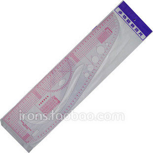 Multi-functional cut ruler Size Scale Curve Ruler Cut Ruler Scale Built-in Clothing Ruler