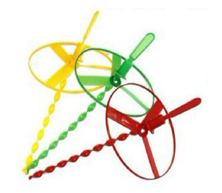 Hand - push flying saucer Flying fairy puzzle children's toy plastic bamboo dragonfly to show toys wholesale groundshipment source