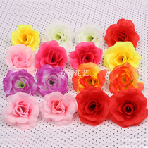 Simulation Rose Flower Head Flowers Curbside Rose Diamond Rose Diamond Rose Fake Flowers Manufacturers of Flowers Manufacturers Wholesale