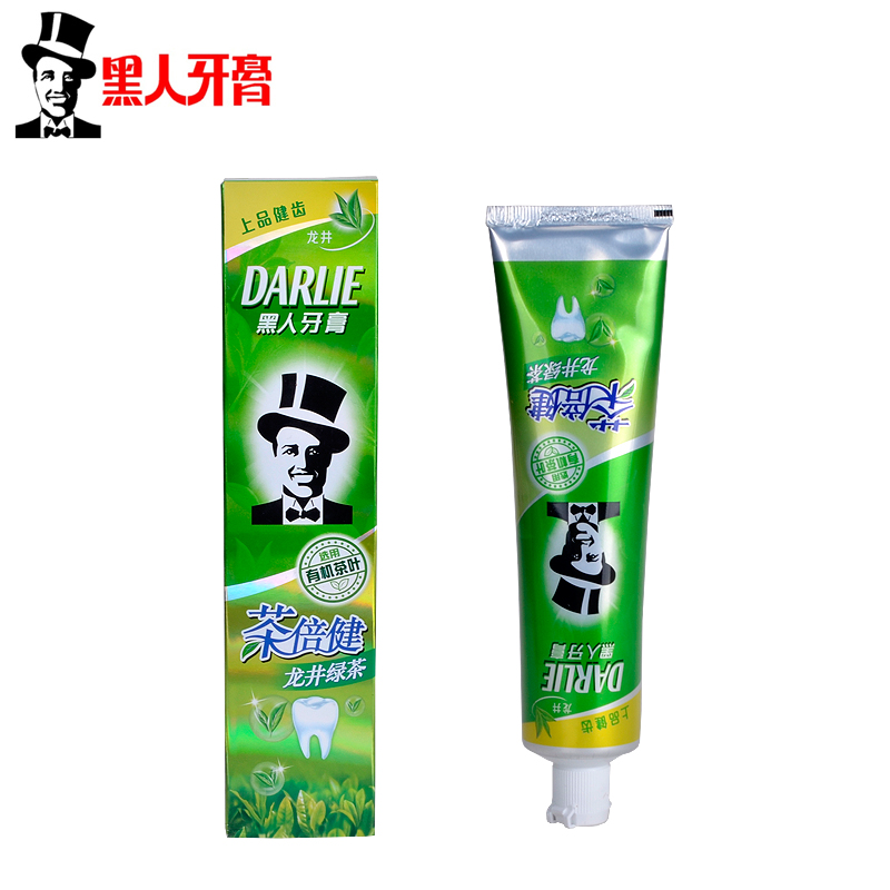 黑人牙膏茶倍健龙井绿茶140g 减少牙菌斑 有机茶叶 清新口气