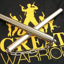 Diameter 25 round head 350g stainless steel nunchaku performance practice nunchaku actual nunchaku Nunchaku