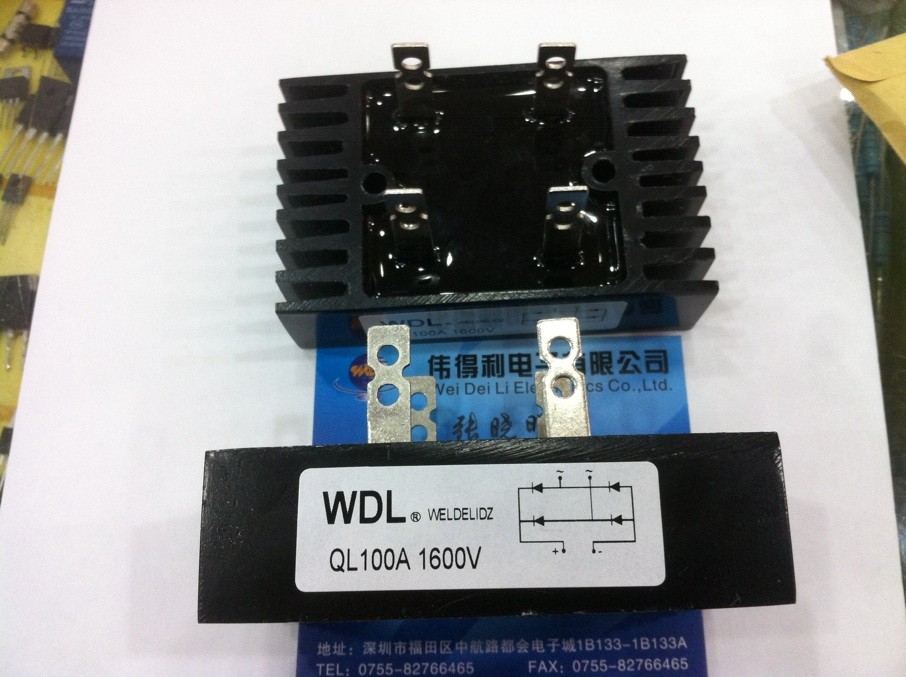 New one-way rectifier bridge rectifier module QL100A1600V 60*100 with radiator
