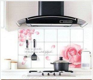 C013 Korean professional greaseproof sticker (aluminum foil) rose flowers-Taobao