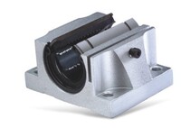 TBR16UU linear opening slider with flange aluminum alloy slider with aluminum drag optical axis slider