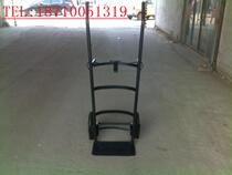Trolley tool cart two-wheeler thickened oil barrel car gas cylinder tanker curved Tiger car solid wheel