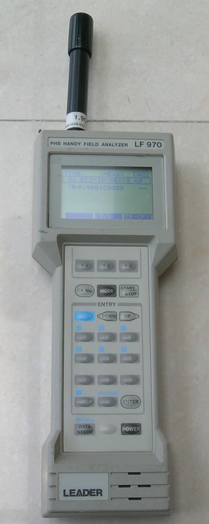 LF 970 PHS handheld field strength analyzer
