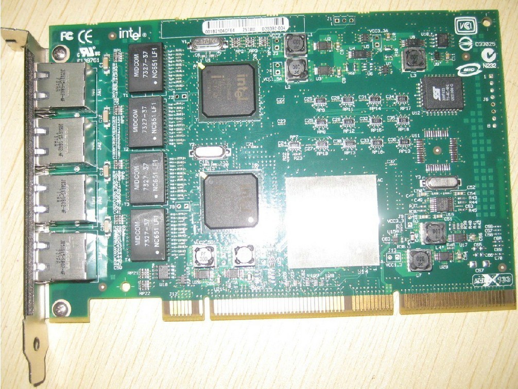 Original fit intel PWLA8494GT 82546GB quad 1000 network card 32 bits available