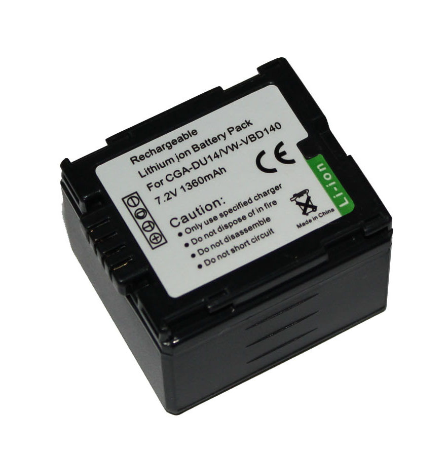 Factory wholesale Panasonic CGA-DU14 battery CGA-DU07 DU06 DU12 Panasonic camera battery