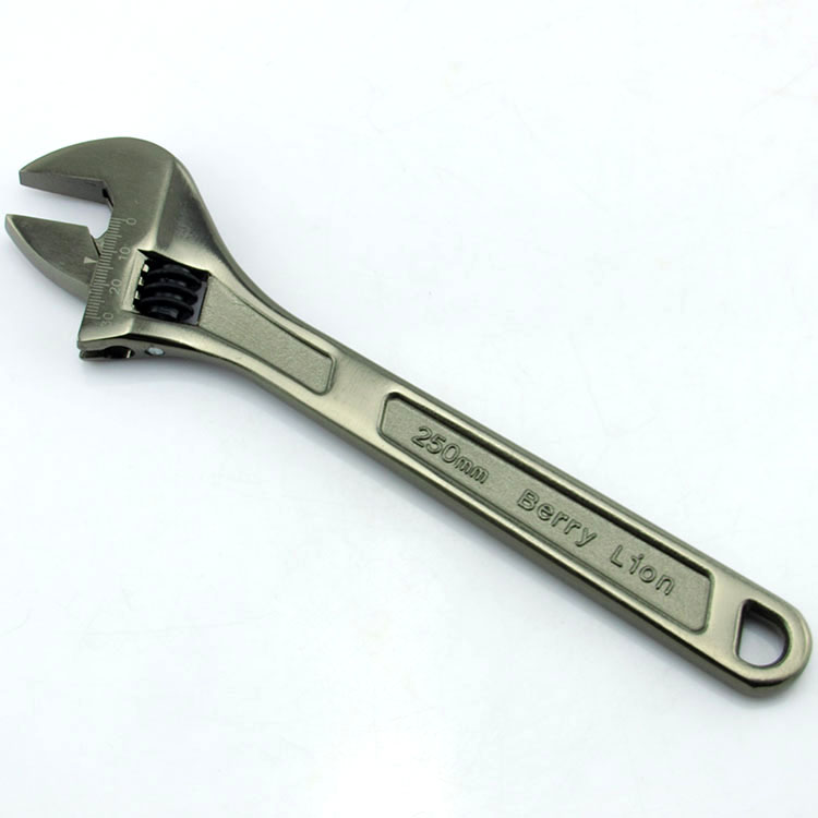 Berry Lion Lion Lion Tools Active Wrench Black Pearl Nickel Adjustable Wrench Car Repair Tool