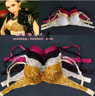 European and American Celebrities Beyoncé and Lady Gaga's Same Style Female Singer Stage Outfit Nightclub Queen Dsdj Bikini Bra European and American Celebrities Beyoncé and Lady Gaga's Same Style Female Singer Stage Outfit Nightclub Queen Dsdj Bikini Bra