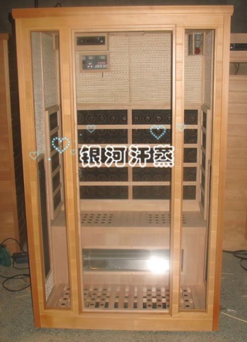 Double full glass door Entrust Marlene Tourmaline Sweat Steam Room Home Sauna Room Mobile Sweat Steam Room